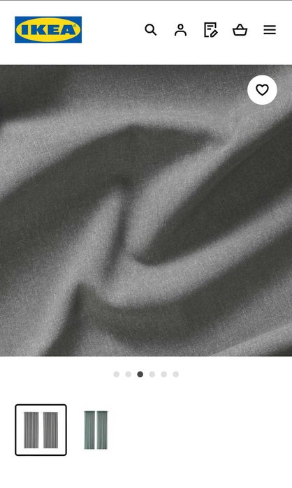 Draperii semiopace IKEA 145x300 cm