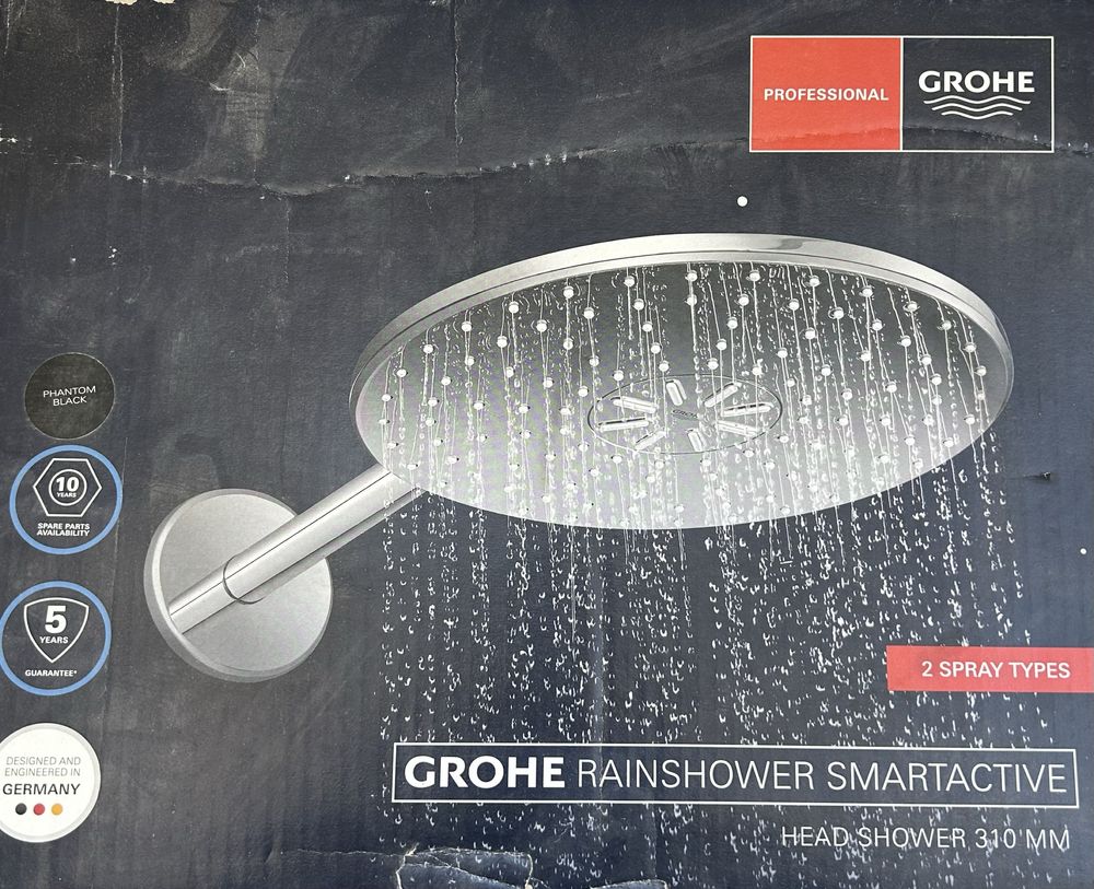 Grohe Rainshower душ глава с две струи и рамо
