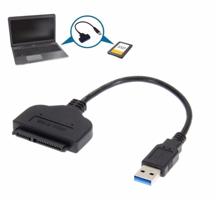 Cablu adaptor SATA 22 pini la USB 3.0 pt HDD / SSD hard disk laptop