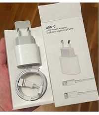 incarcator fast charge iPhone set adaptor 20w + cablu incarcare