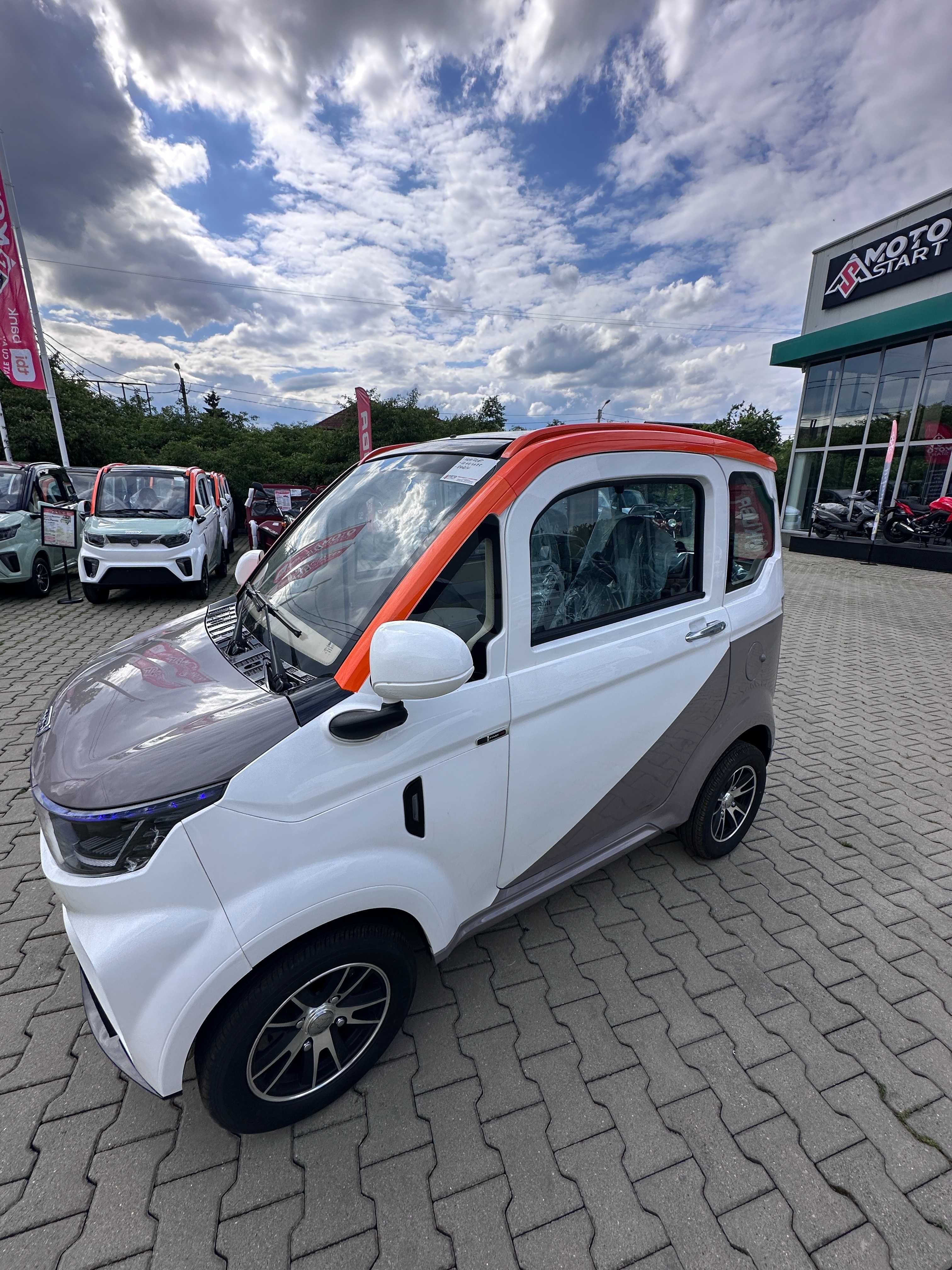 Masină Electrică NEO X9 – Fără permis | 4 locuri | Autonomie 90 km