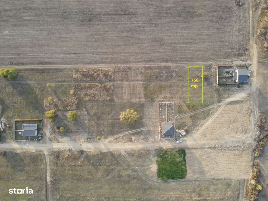 Teren cu potențial înalt de investiție 756 mp Moșnița Nouă Comision 0%