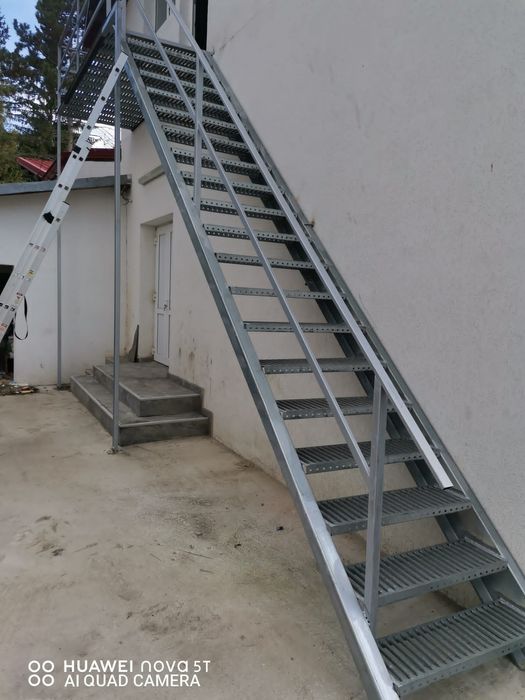 Scara zincata incendu isu