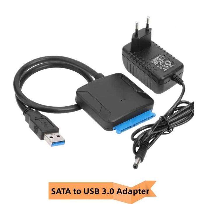 Adaptor SATA 22 pini - USB 3.0 pt HDD de 2.5 / 3.5 inch, cu alimentare