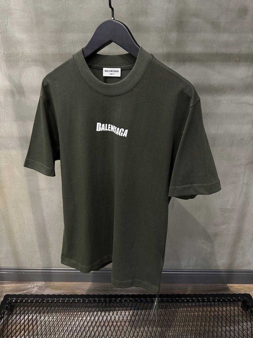 Balenciaga 2022 Tricou Army Green S M L XL XXL