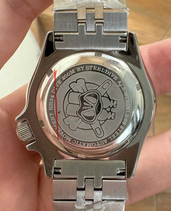 SD1994 Steeldive 42 mm GMT ssk Seiko Automatic NH34 Diver 200 m