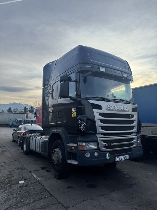Vand Scania R480 motor defect sau schimb cu semiremorca