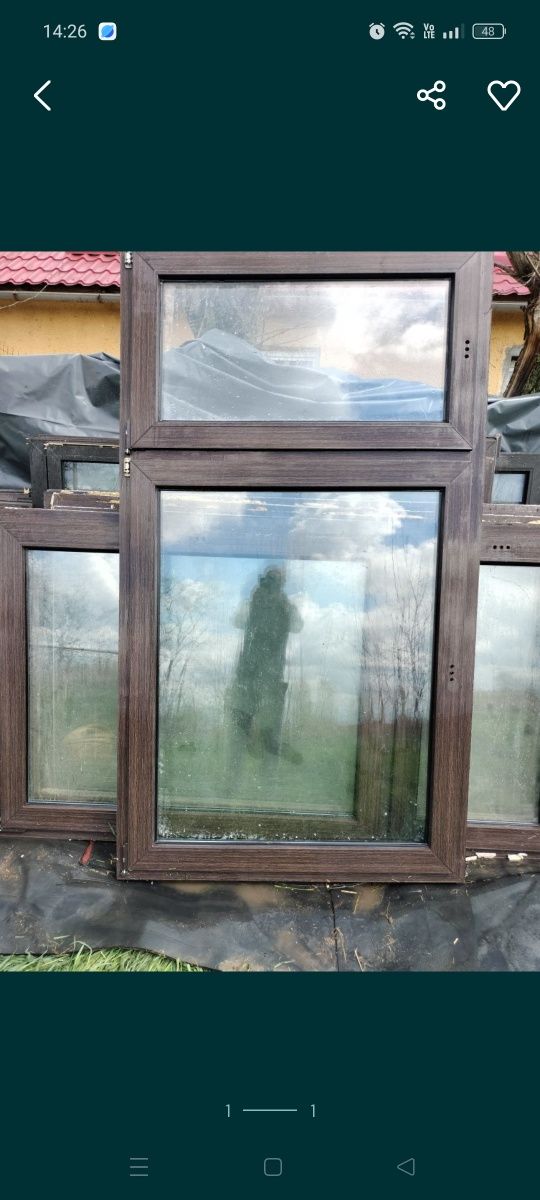 Geamuri termopan dimensiuni 210/118  deschidere normală și batantă