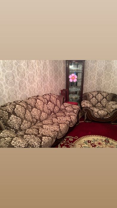 Диван с двумя креслами, в хорошем состоянии, диван раздивжной