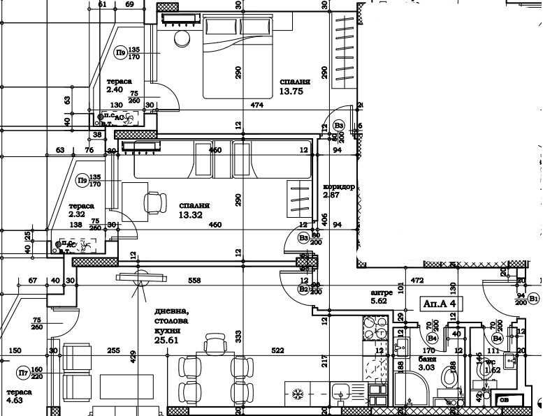 Продава се Тристаен апартамент в Пловдив, Тракия - 110 кв.м за 1090 €/кв.м - Снимка #2