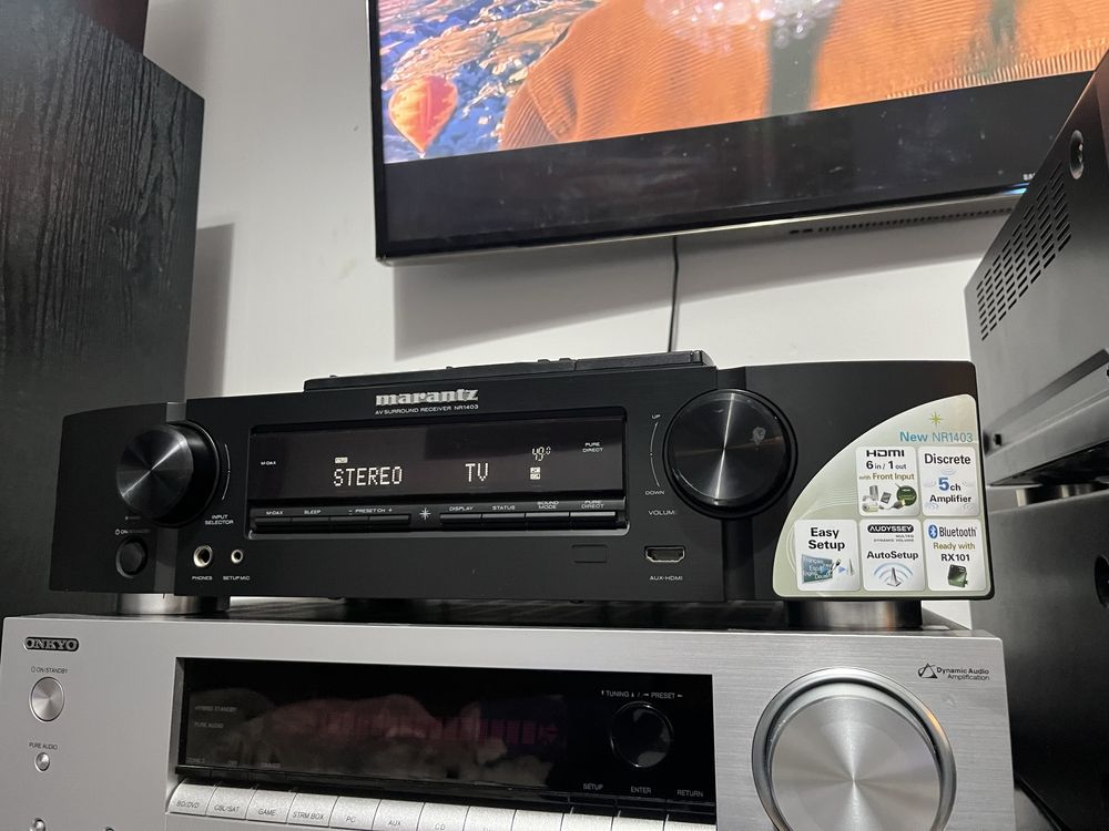 Receiver Marantz NR1403 5.1/4k/Arc/6xHdmi/Dolby etc.