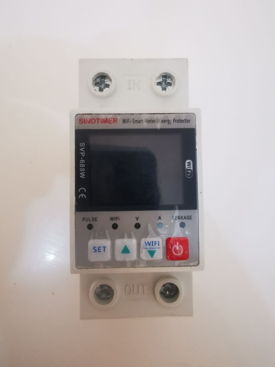 Releu Sinotimer SVP688W-C - display color