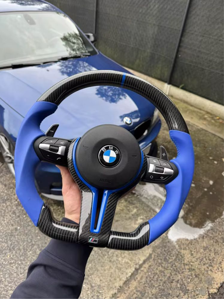 Volane BMW Seria F Personalizate – Carbon / Alcantara / Piele