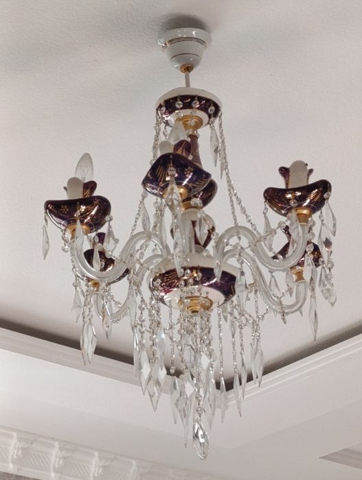 Люстра хрустальная