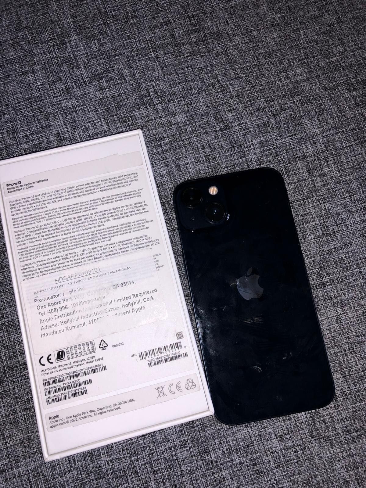 iPhone 13 black stare foarte buna ,utilizat câteva luni
