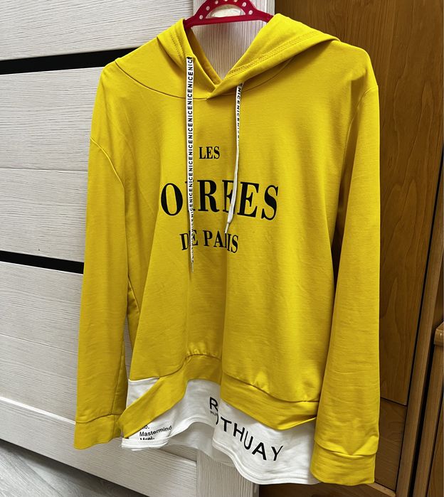 Кофта для детей. Яркий желтый цвет. Размер S