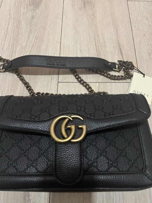 Кожена чанта Gucci
