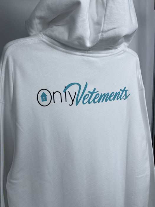 Vetements «OnlyVetmo» White Hoodie | Hanorac Vetements