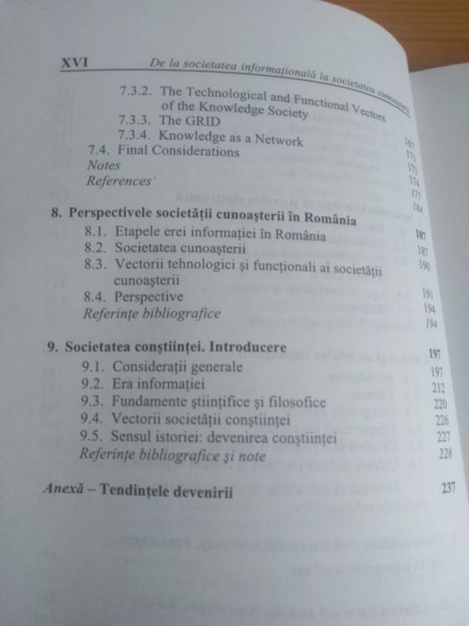 De la Societatea Informationala la SOCIETATEA CUNOAŞTERII