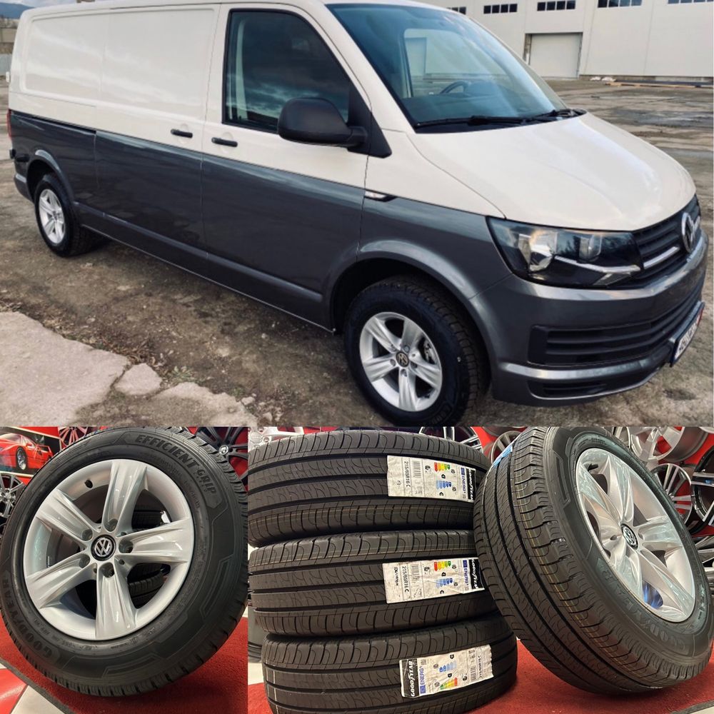 16ц Джанти 5х 120 VW T5 / T6 Transporter/ със Гуми 215/65/16С Нови