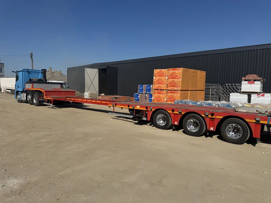 Trailer Kassbohrer L3E dublu extensibil