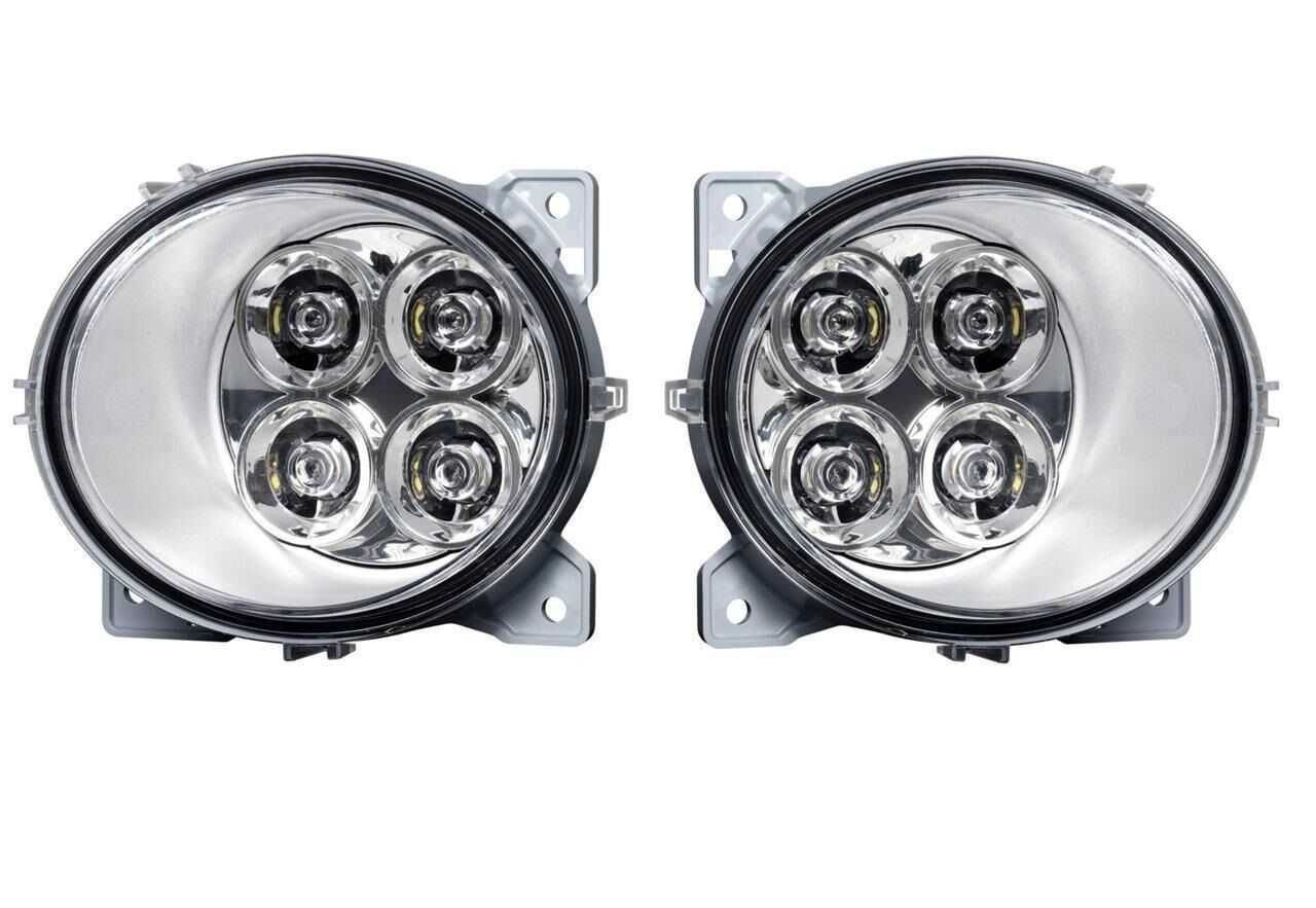 2 Броя Комплект LED Диодни Халогени за Scania Скания P G R T след 2004