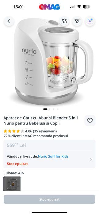 Aparat 5in 1 Bebelusi Nurio