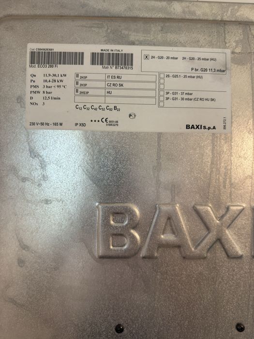 Centrala termica Baxi Eco3