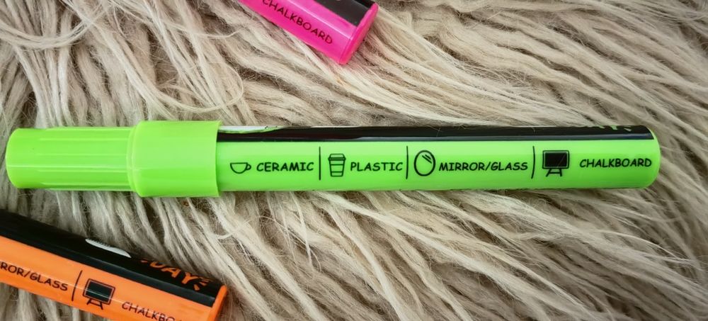 Creta lichida colorata