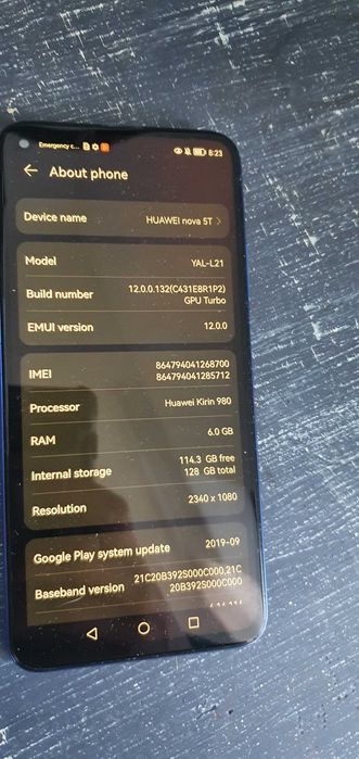 Смартфон Huawei Nova 5T 128GB