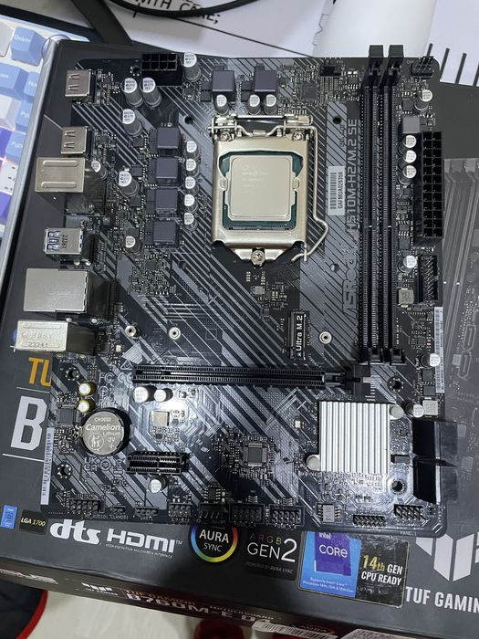 Процессор i5 10600kf + arock h510m