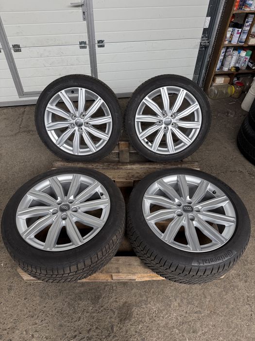 Jante originale Audi A6 cu anvelope iarna Continental 245/45 R19