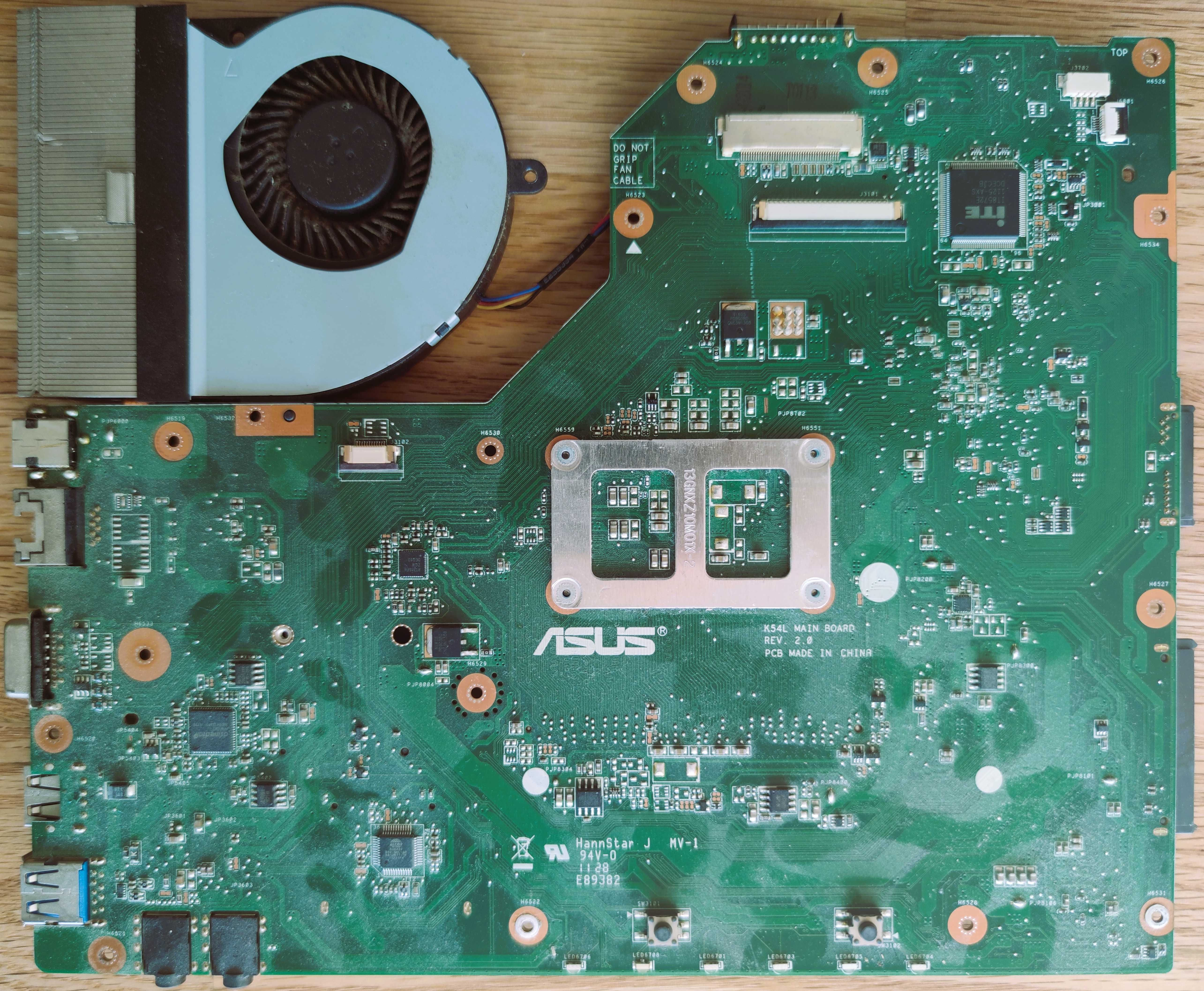 Placa de baza laptop X54L-SX056D defecta