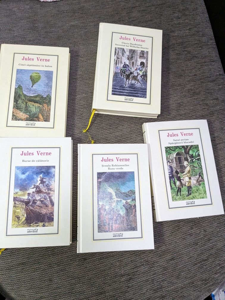 Set 5 Carti Jules Vernes la 30 Ron toate