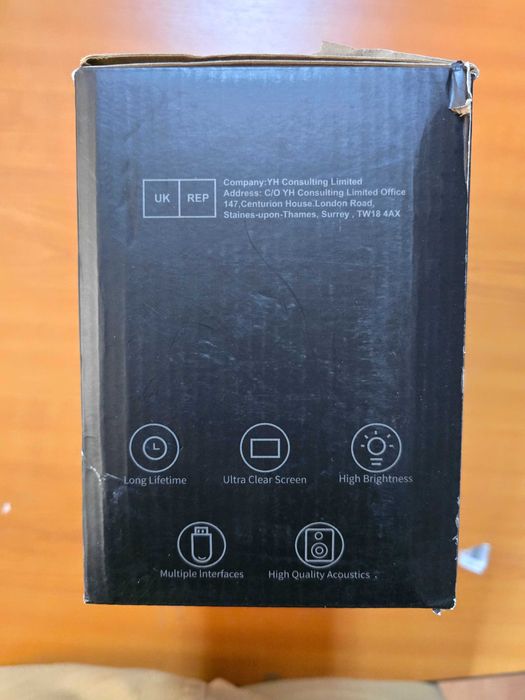 Mini proiector, XIWBSY, 9500 lumeni, WiFi, Bluetooth, 1080P