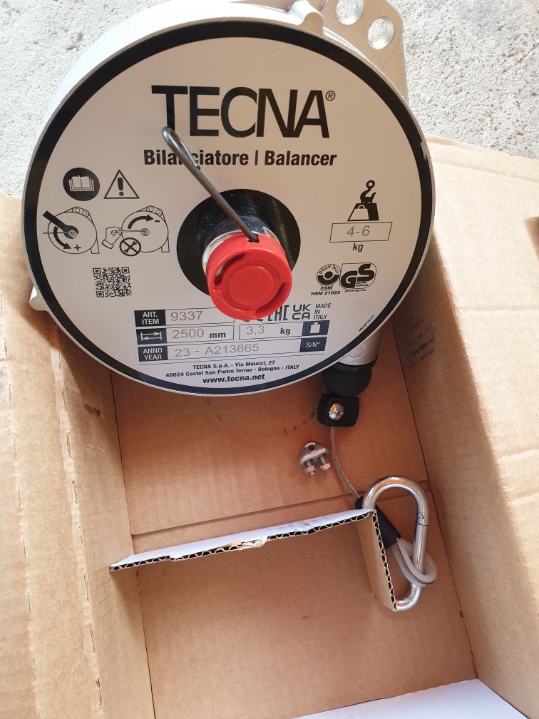 Tecna Echilibrator greutate model 9337, 4-6kg, 2500mm