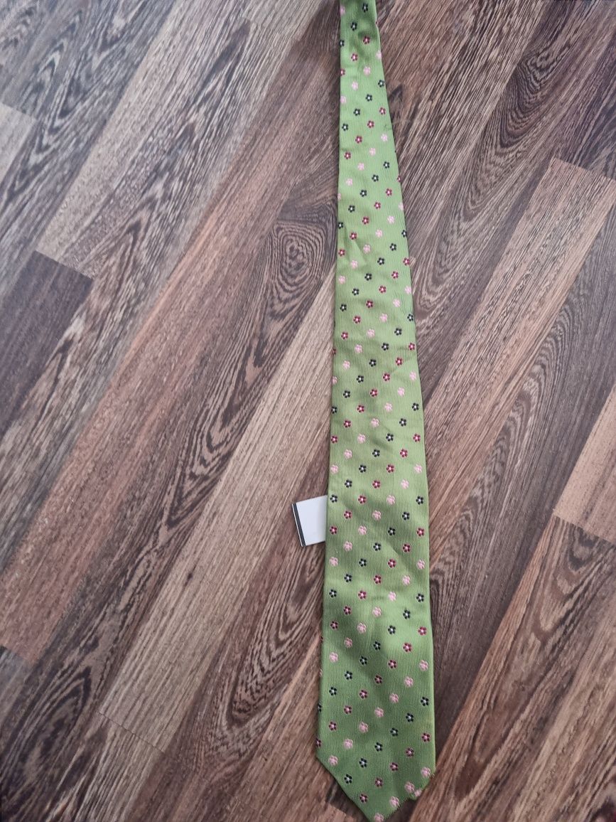 Cravata verde barbati