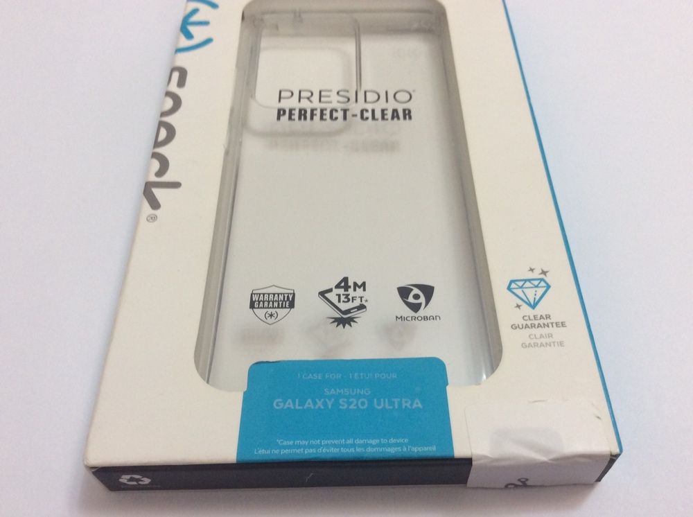 Husa Carcasa Speck Presidio Perfect Clear Galaxy S20 Ultra,Antibacteri