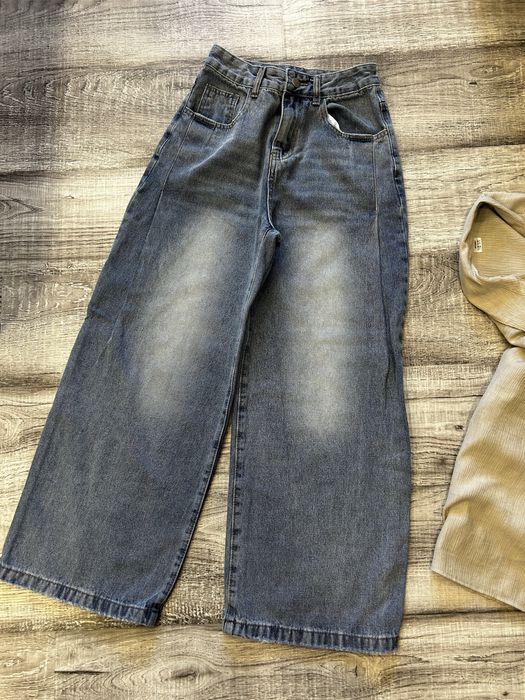 Лот дънки с широк крачол и риза