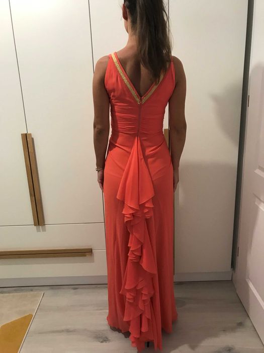 Rochie eleganta corai