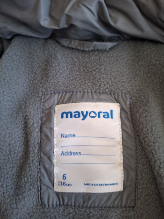 Зимно пухено яке Mayoral 116 / 6год.