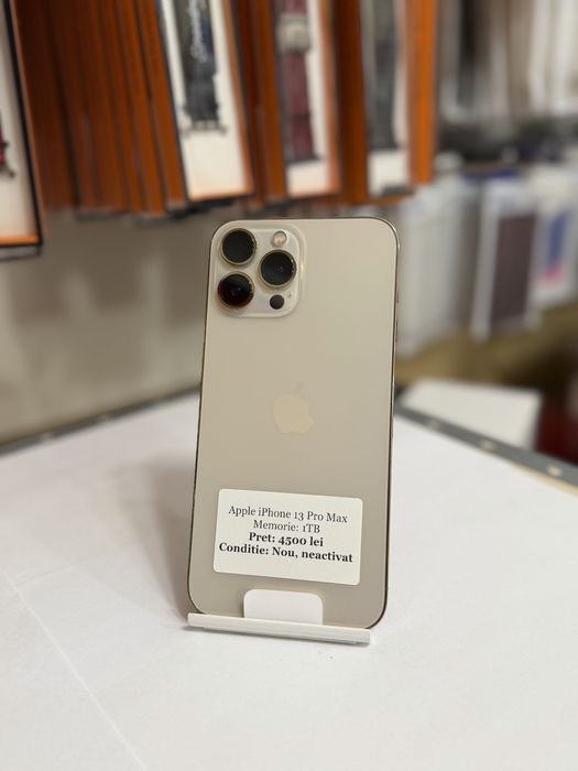 Iphone 13 pro max 1TB - gold - NOU - NEACTIVAT