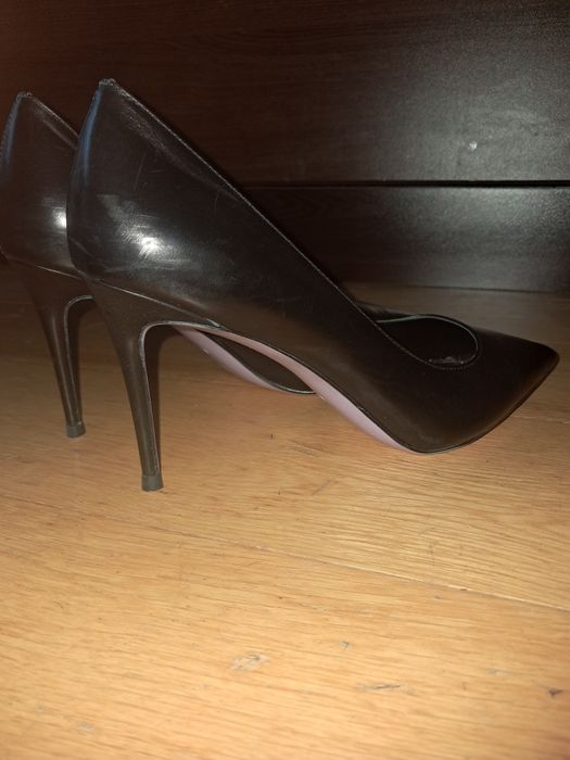 Черни елегантни обувки от естествена кожа Dima