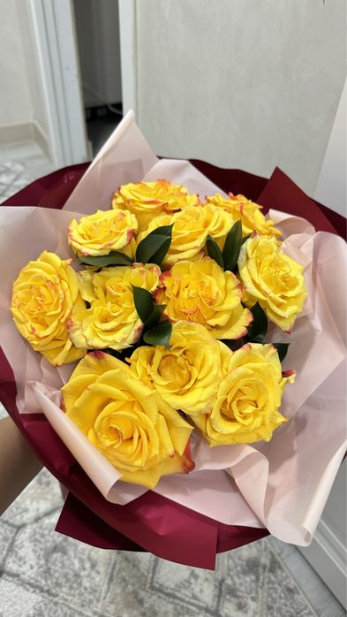 от 4тыс .Продам свежие цветы,город Актобе район батыс