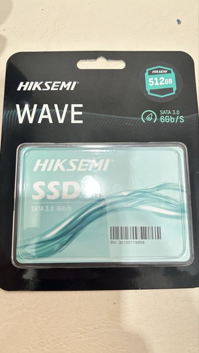 SSD HIKSEMI WAVE 512GB SATA III — новый, запечатан