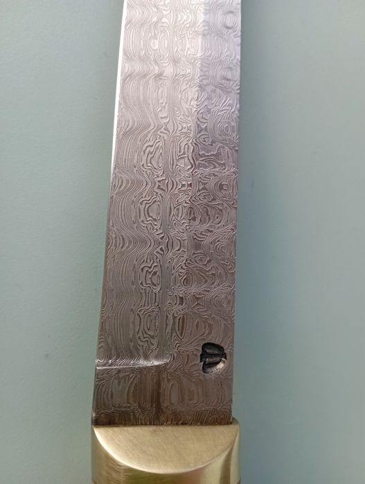 Нож от Дамаска стомана с клеймо - 300 лв.