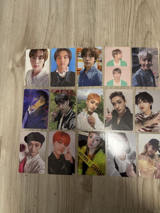 BTS,Stray Kids,Itzy официални фотокартички