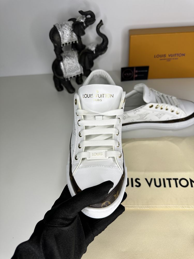 Adidasi sneakers Louis Vuitton piele canvas 100% 36