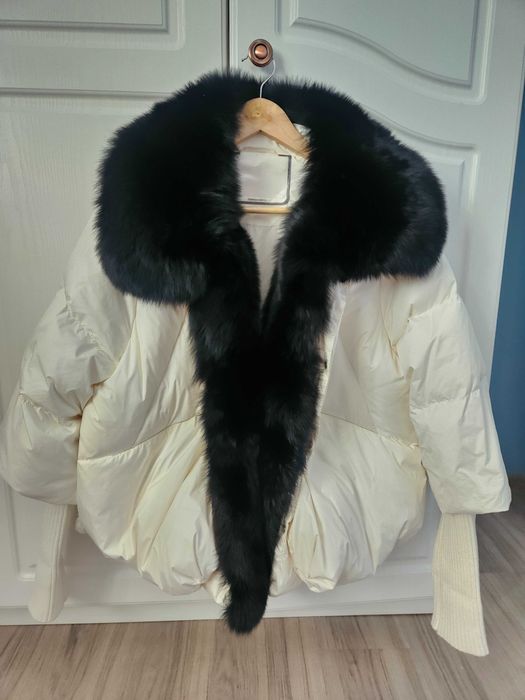Женская куртка зимняя с натуральным мехом