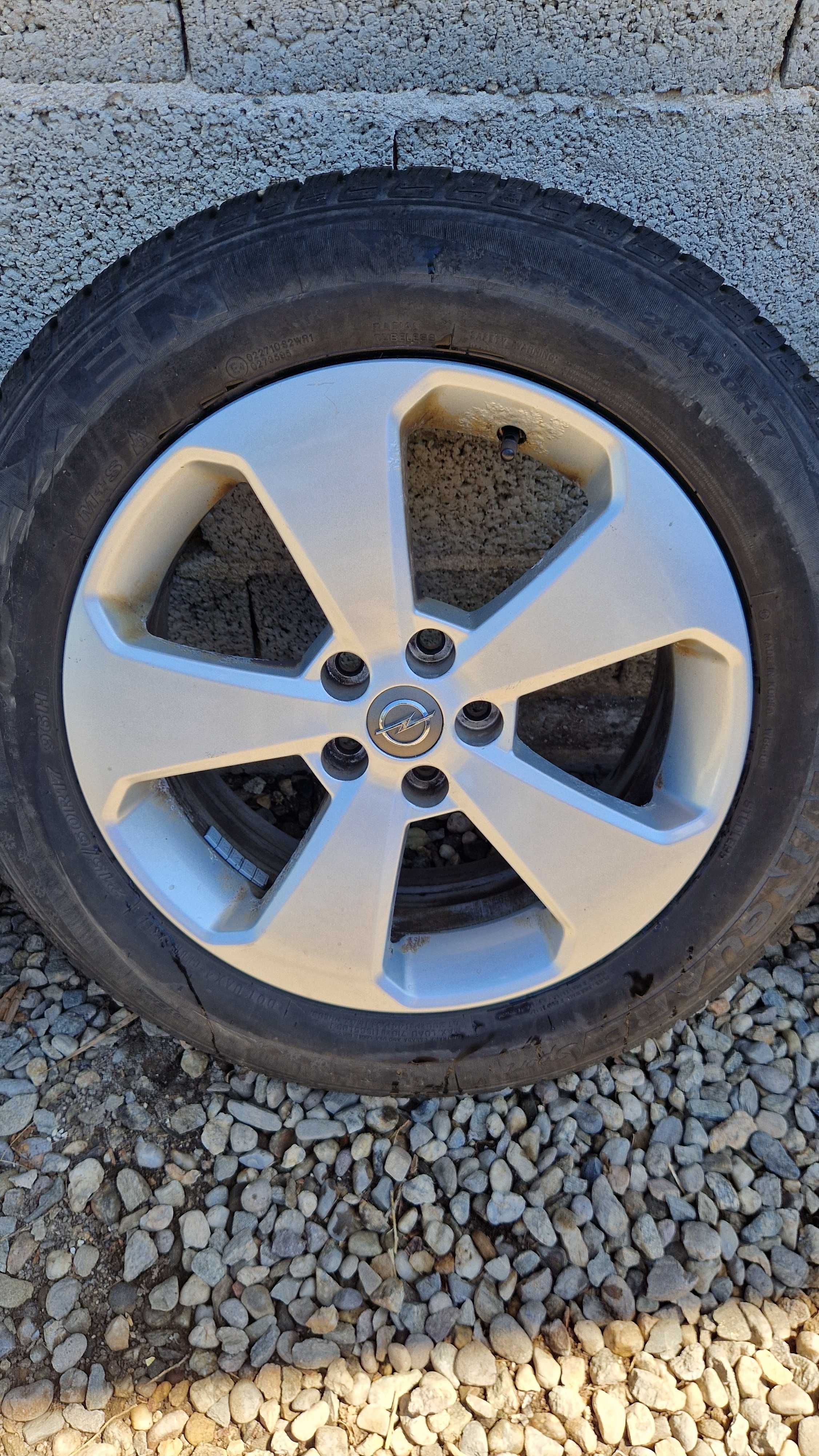 OPEL MOKKA джанти със гуми 215/60/17 7J×17 ET38 5×105 дот2317+сензори